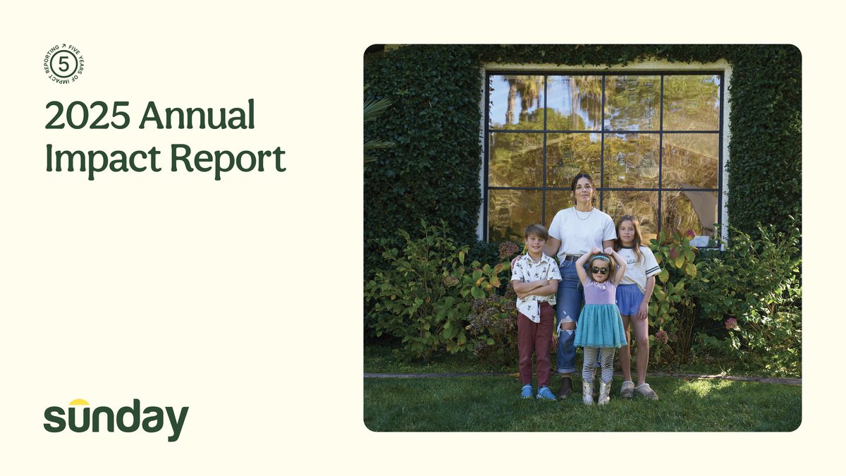 Sunday annual report cover